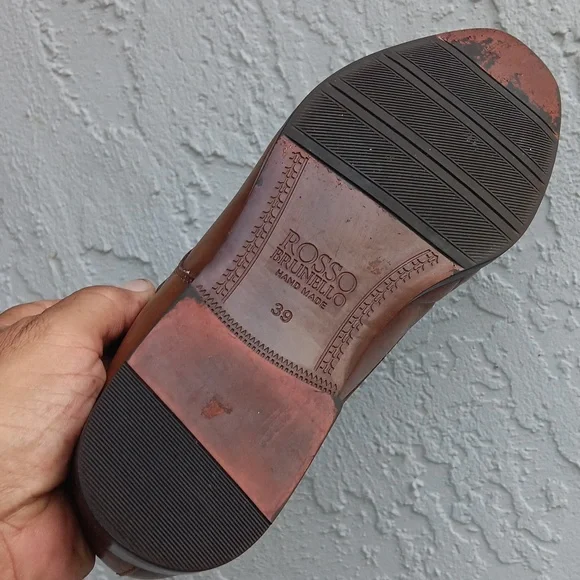 Russo Brunello Men's Hand Made Double Monk Strap Luxury Shoe 👞 - Picture 13 of 17